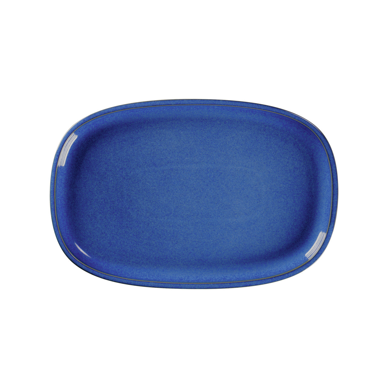 Ease, Platte oval flach 302 x 200 mm cobalt blue